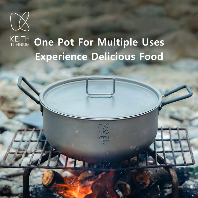 KEITH 1.8L Pure Titanium Cooki - Camping Cooking Bag review and price