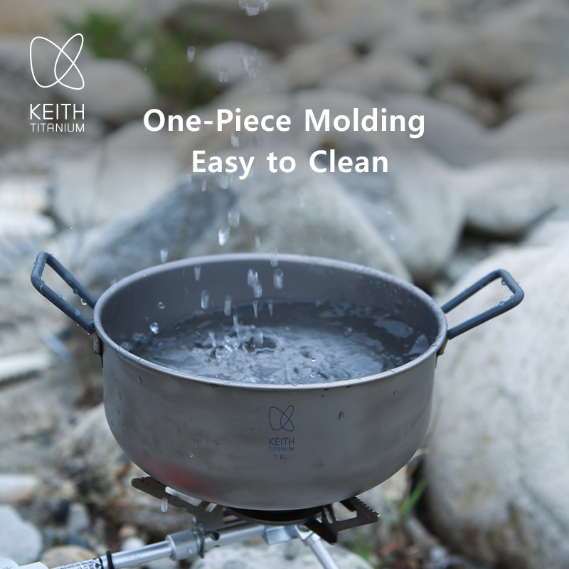 KEITH 1.8L Pure Titanium Cooki - Camping Cooking Bag review and price