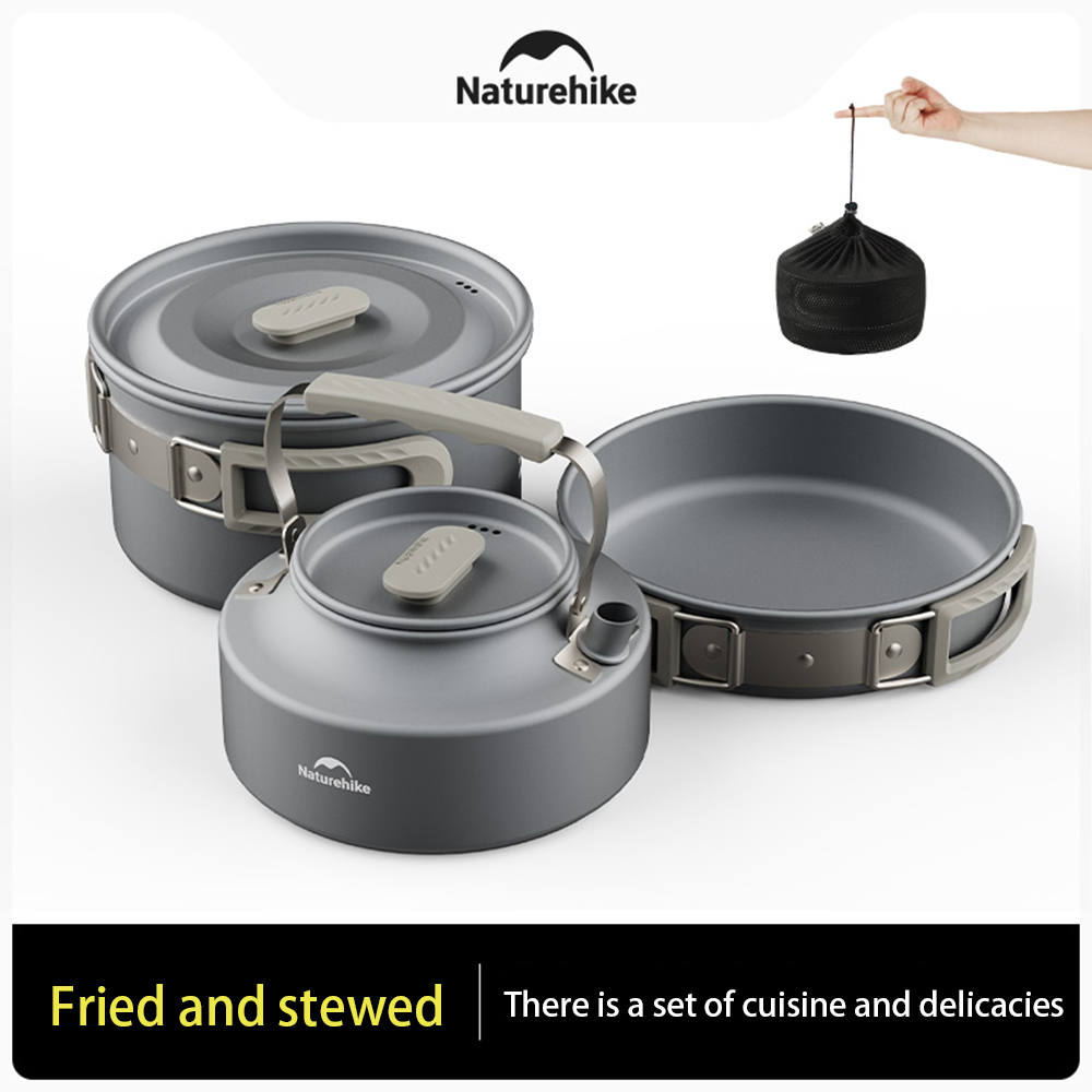 Naturehike Outdoor Pot Set,Cam - Camping Cooking Set Stainless Steel review and price