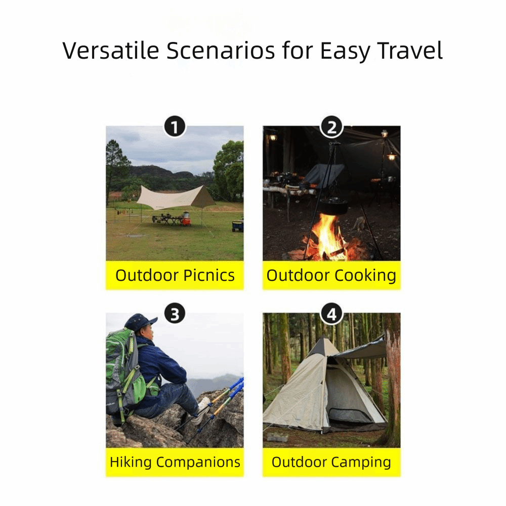 Portable Camping Tripod Adjust - Camping Cooking Pot Tripod review and price