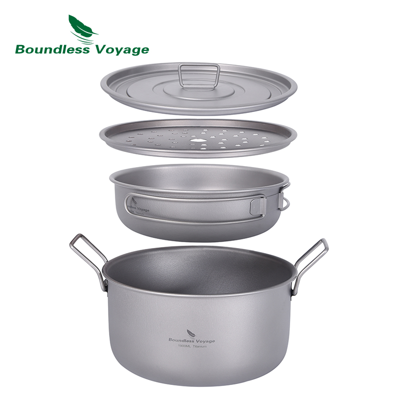 Boundless Voyage Camping Cooki - Camping Cooking Pot With Lid review and price