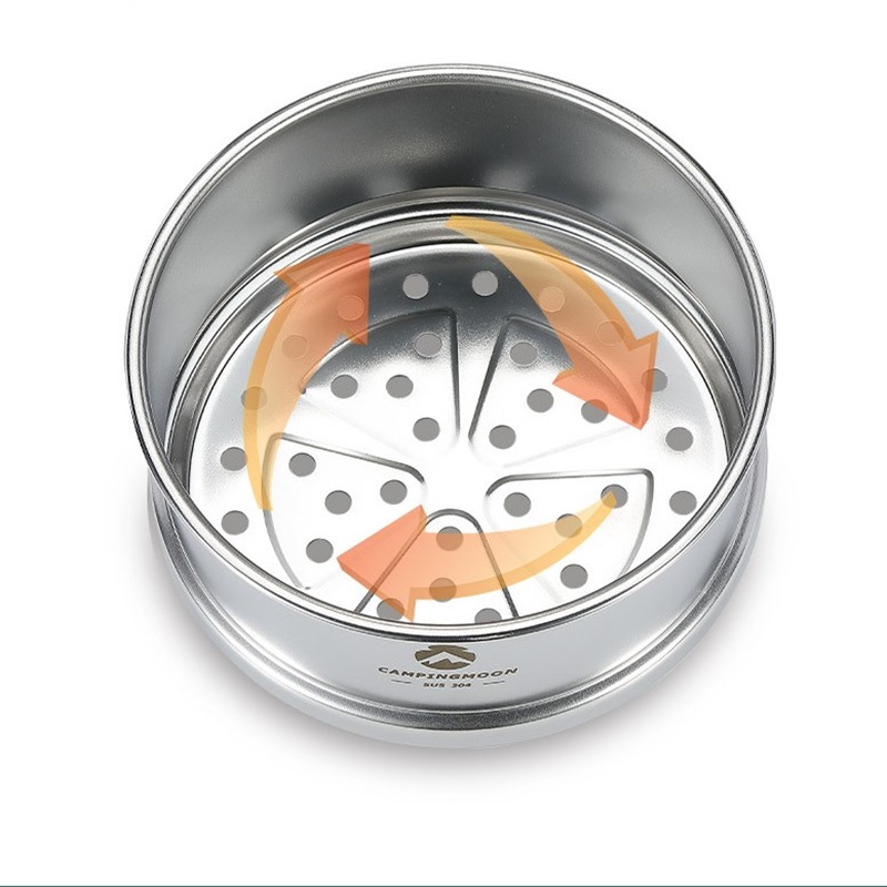 CAMPINGMOON Portatle Outdoor C - Camping Cooking Set Stainless Steel review and price